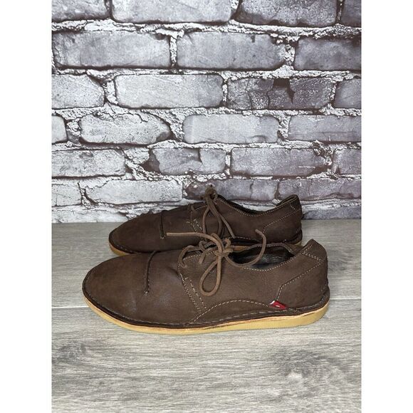 Oliberte Footwear Gana Sweet Georgia Brown Leather Casual Flat Shoes Men Sz 42EU - Picture 8 of 16